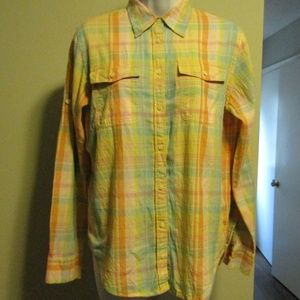 Polo Lauren Ralph Lauren Yellow Sz S Long Blue